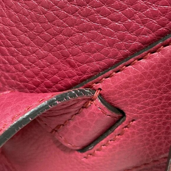 Auth GUCCI Bamboo 370833 Pink Leather Backpack - Picture 9 of 16